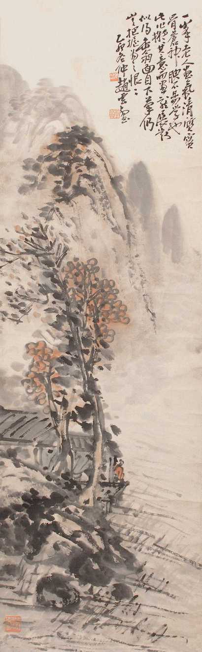 赵云壑 山水 立轴